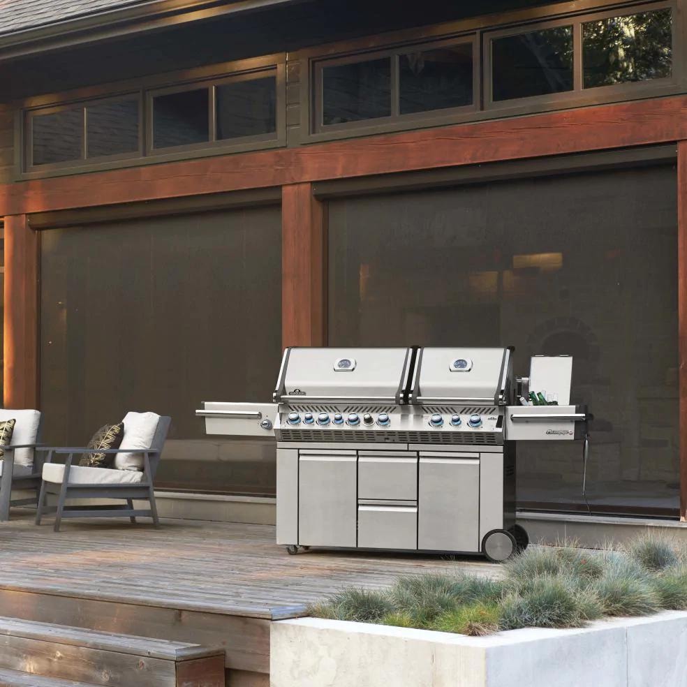 Napoleon: Prestige Pro 825 Gas Grill With Power Side Burner. Infrared Rear & Bottom Burners - Image 5