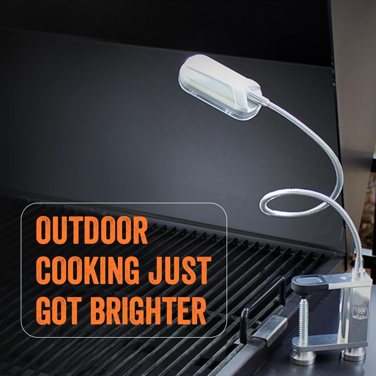 ™ Bright and Durable Magnetic LED Grill Light for Grilling and BBQ. Attaches Magnetically or with Built in Clamp. Long Flexible Gooseneck. Perfect for Blackstone Grills - Image 7