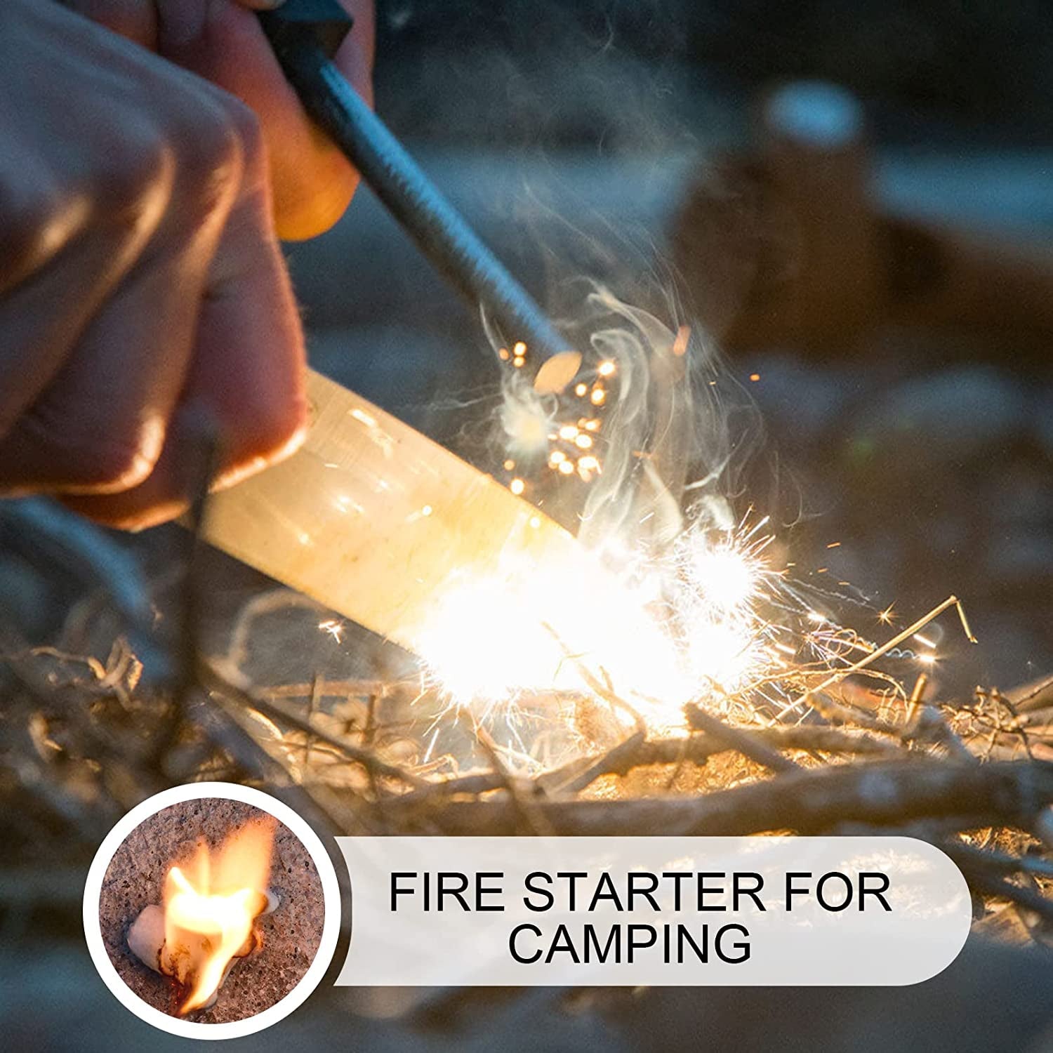 Fire Starters for Campfires. Camping Emergency. Survival. Fire Pits. Grills. Fireplace with 5+ Minute Burn 35 Counts - Image 5