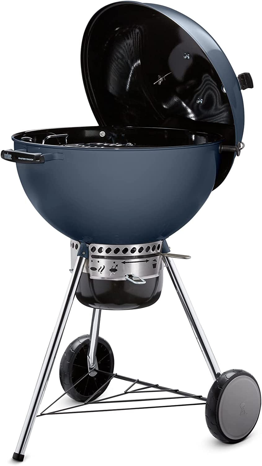 Weber Master-Touch 22 Charcoal Grill. Slate Blue - Image 14