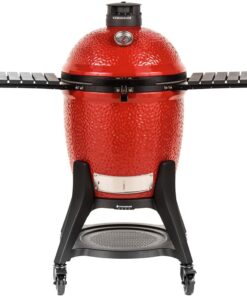 Kamado Joe:  Classic Joe III w/ Cart. Hyperbolic Insert. Aluminum Side Shelves. Heat Def. D&C. Tools