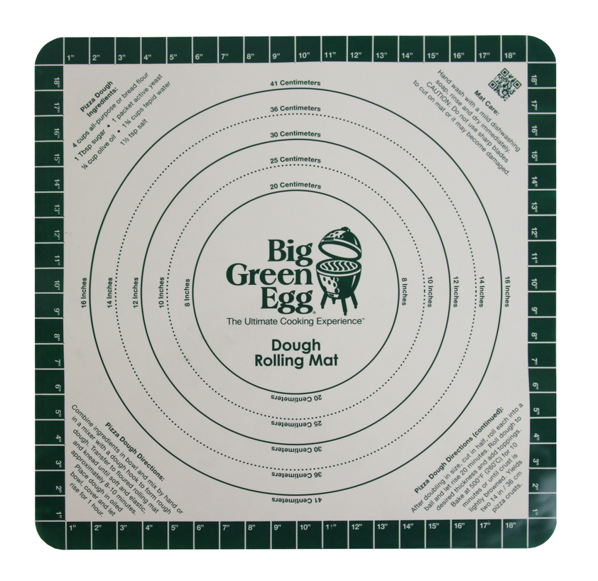 Big Green Egg: Silicone Pizza Dough Mat with Recipe (Limited Qty)