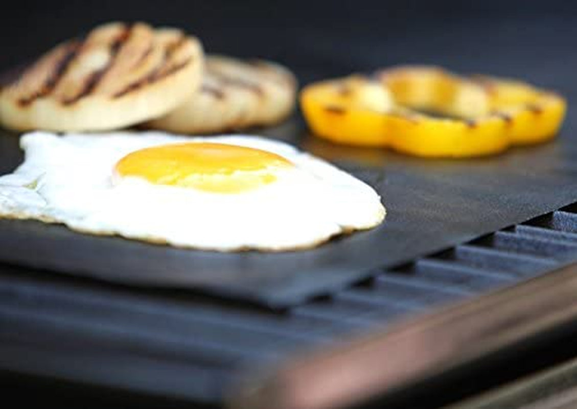 BBQ Grill Sheets Mat .100% Non Stick Safe .Extra Thick.Reusable and Dishwasher Safe. 3 Piece of (13X15.75) - Image 5
