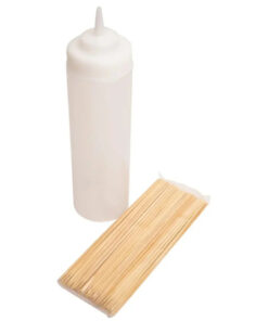 BBQ Skewer Set with 24-oz Squeeze Bottle
