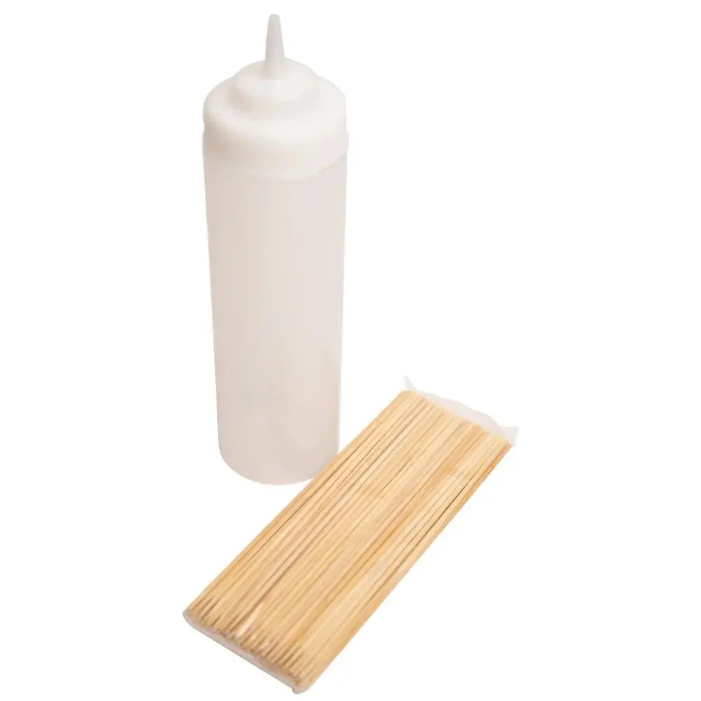 BBQ Skewer Set with 24-oz Squeeze Bottle