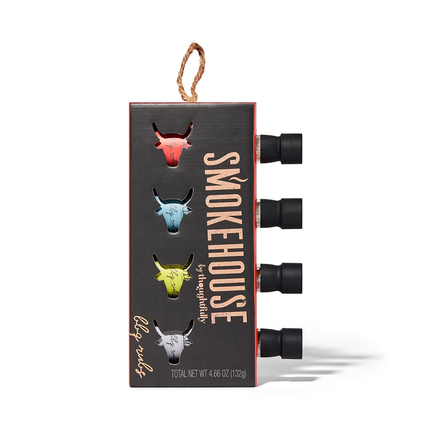 Smokehouse by Thoughtfully BBQ Rubs Gift Set. Vegan and Vegetarian. Barbecue Rub Flavors Include Cajun BBQ. Caribbean BBQ. Memphis BBQ and Southwest BBQ Rubs. Set of 4 - Image 7