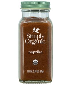 Smoked Paprika. 2.96 Ounce. Organic Paprika. Warm. Mildly Tangy. Hint of Sweetness. Kosher. No ETO. Non GMO