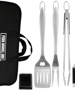 Tool Set Grill Kit - Premium Stainless Steel BBQ Grill Accessories. Grilling Tools & BBQ Accessories for Outdoor Grill - Perfect BBQ Tools and Grilling Gifts for Men