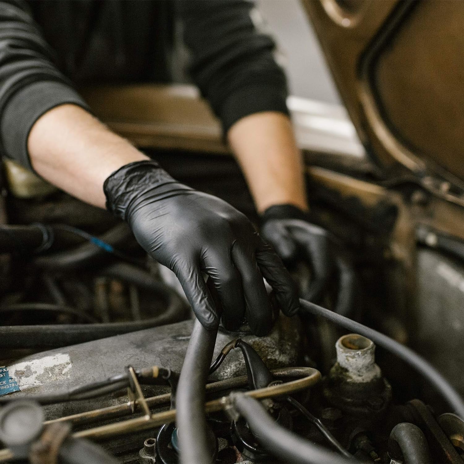 Industrial Black Nitrile Gloves - Image 7