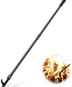 46 Inch Long Fire Poker. Camping Fire Poker Kit for Outdoor Campfire. Fireplace Fire Poker Tools for Indoor Fire
