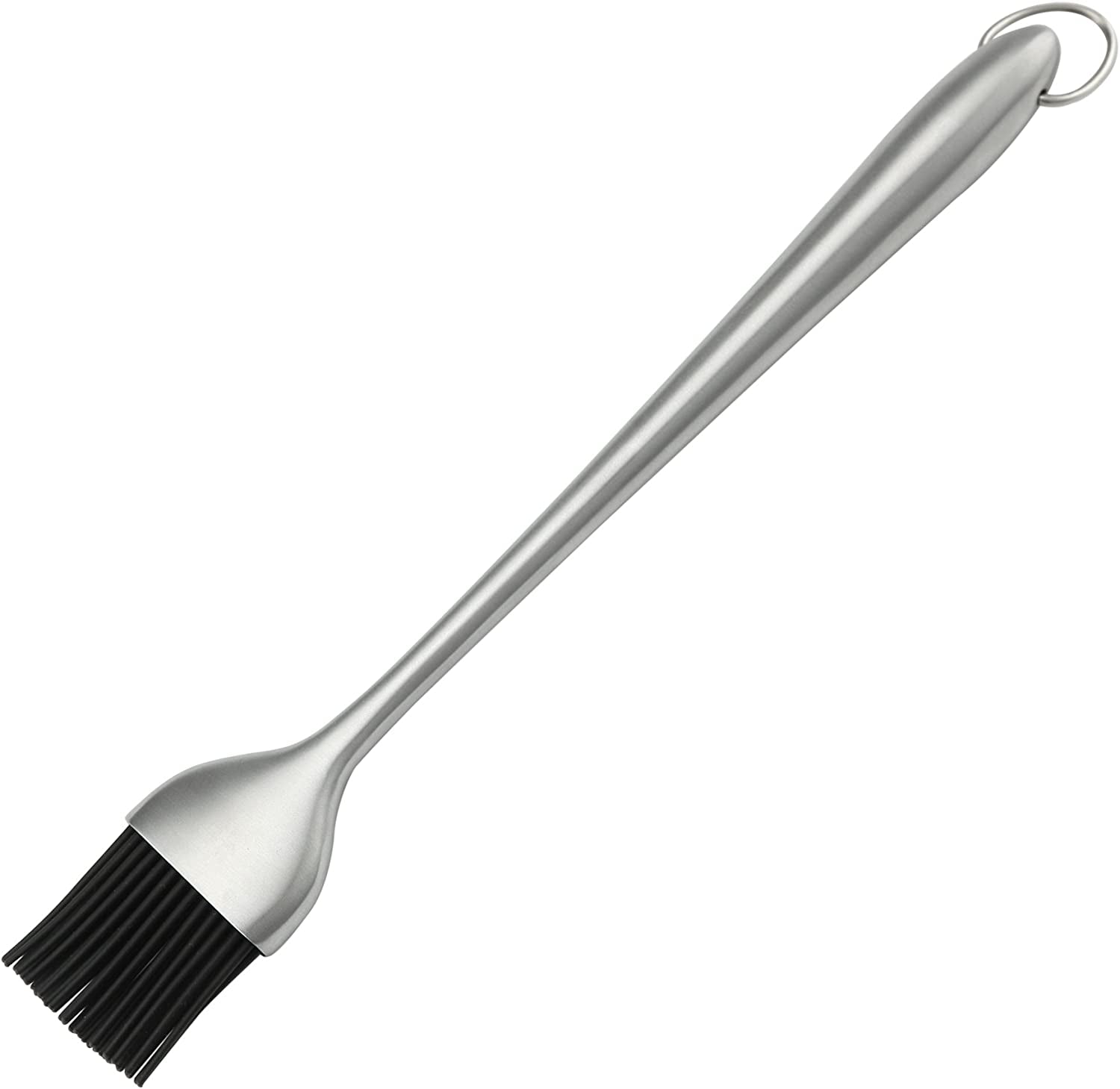 Heavy-Duty BBQ Basting Brush by HQY - Silicone Bristles with 12 Inch Stainless Steel Handle - Make Grilling Easy - 5 Year Guarantee - Image 9
