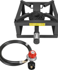 CONCORD 12 the BLOCK BURNER Single Propane Outdoor Burner. 100.000 BTU Great for Home Brewing. Camping. Tailgating. and More!