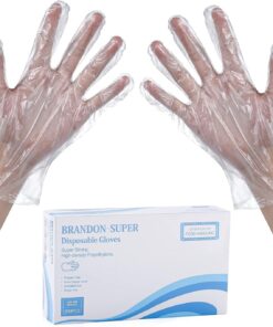 Disposable Food Gloves - Food Handling. Cooking. Kitchen Cleaning and Hygien 200 Count (Pack of 1)