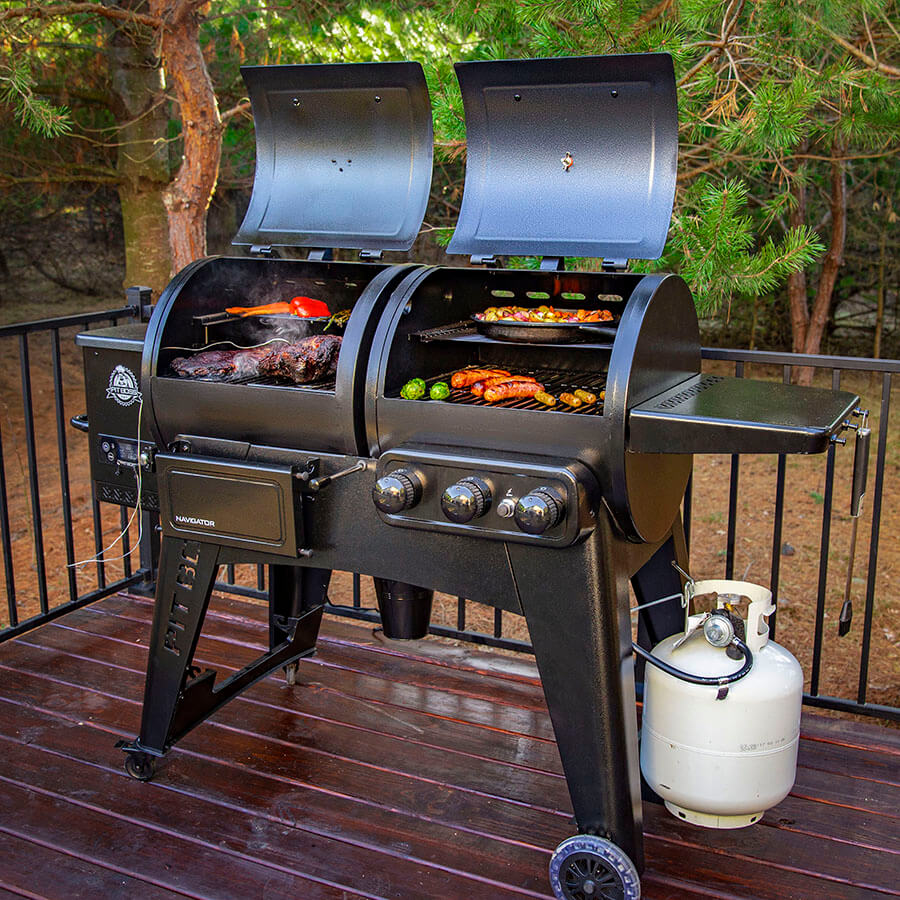 Navigator Pellet/Gas Combo Grill - Image 5