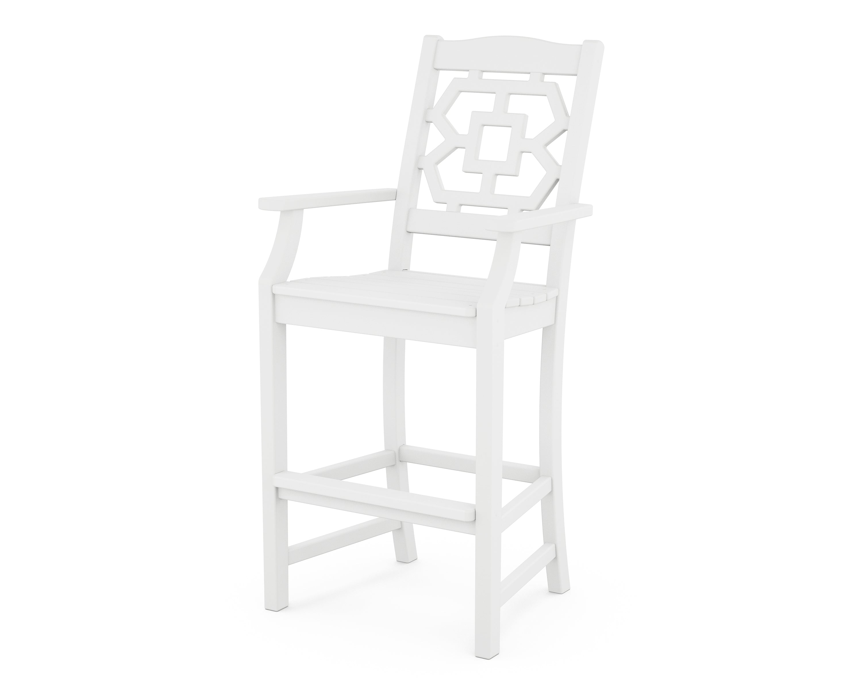 Polywood: Chinoiserie Bar Arm Chair - Image 14
