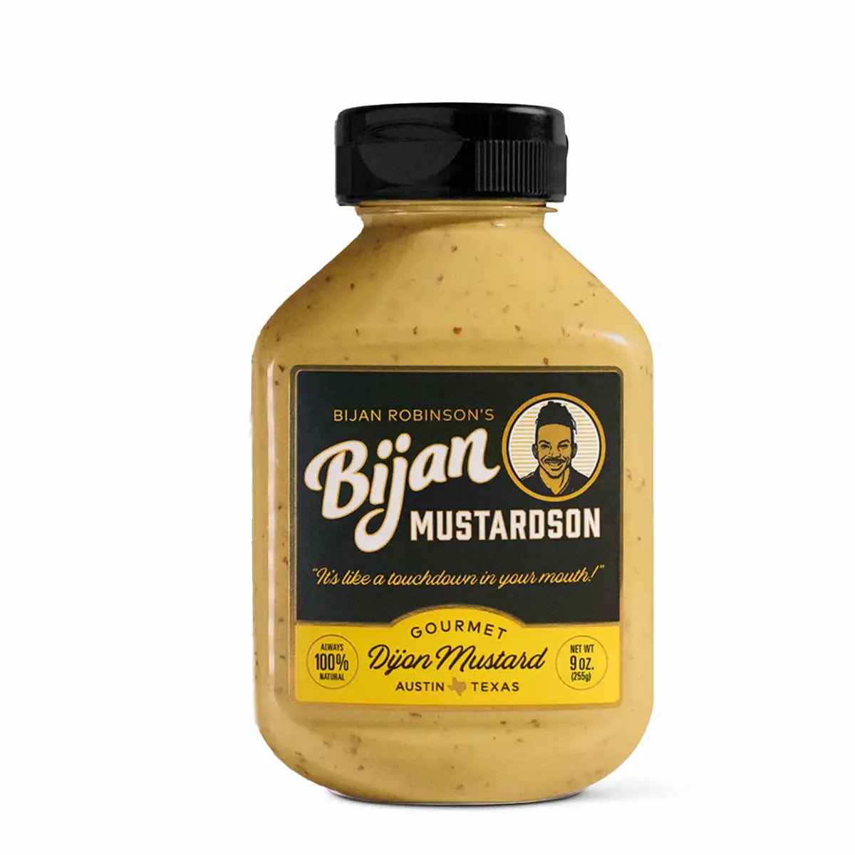 Bijan Mustardson. Gourmet Dijon Mustard. 9oz