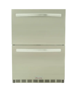 Blaze 24 Outdoor-Rated Double Drawer Refrigerator. 5.1 cu. ft. BLZ-SSRF-DBDR5.1