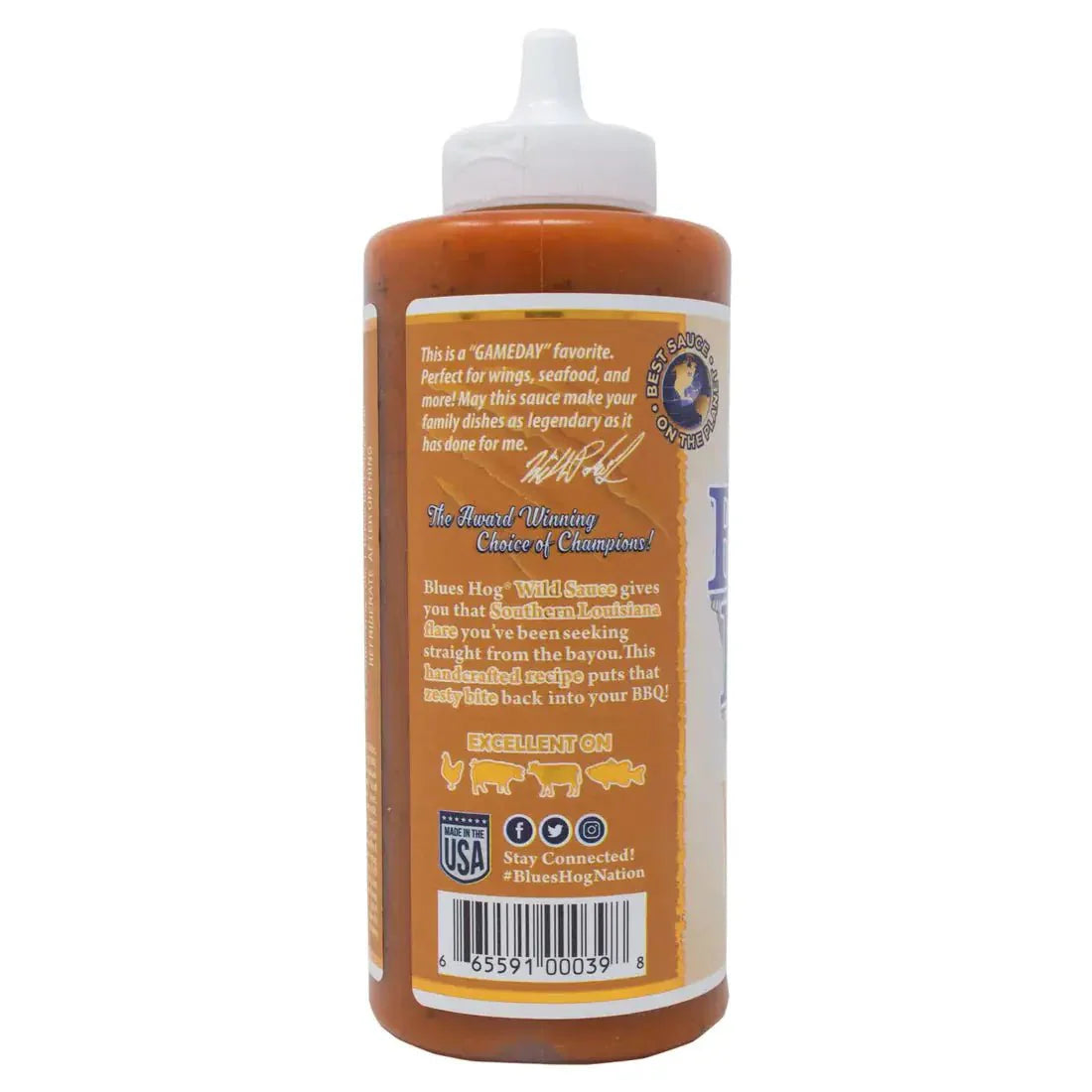 Blues Hog Wild Wing Sauce Squeeze Bottle 18.5 oz - Image 3