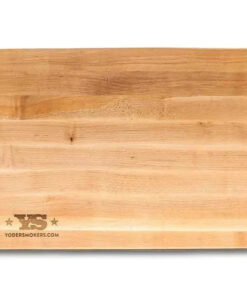 Boos Block Maple Cutting Board with Yoder Smokers Logo. 20 x 15 x 1.5