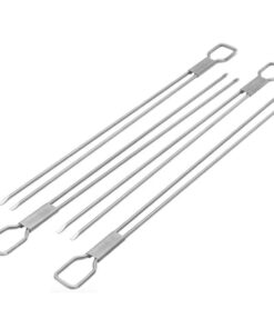 Broil King Stainless Steel Dual Prong Skewers. Set of 4