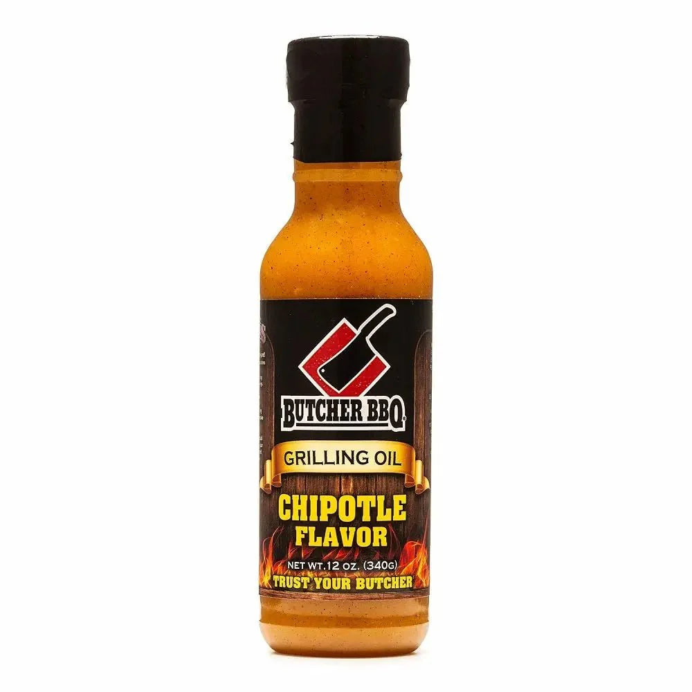 Butcher BBQ Grilling Oil. Chipotle Flavor