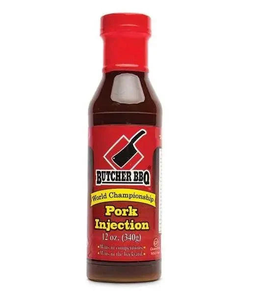 Butcher BBQ Liquid Pork Injection. 12 oz.