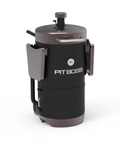 Mahogany Champion Barrel Charcoal Smoker - PBV24CB