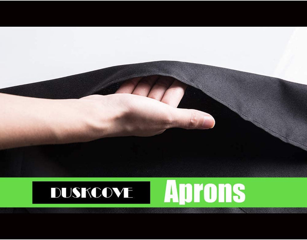 12 Pack Plain Bib Aprons with 2 Pockets - Blue Unisex Commercial Apron Bulk for Kitchen Cooking Restaurant BBQ Painting Crafting - Image 4