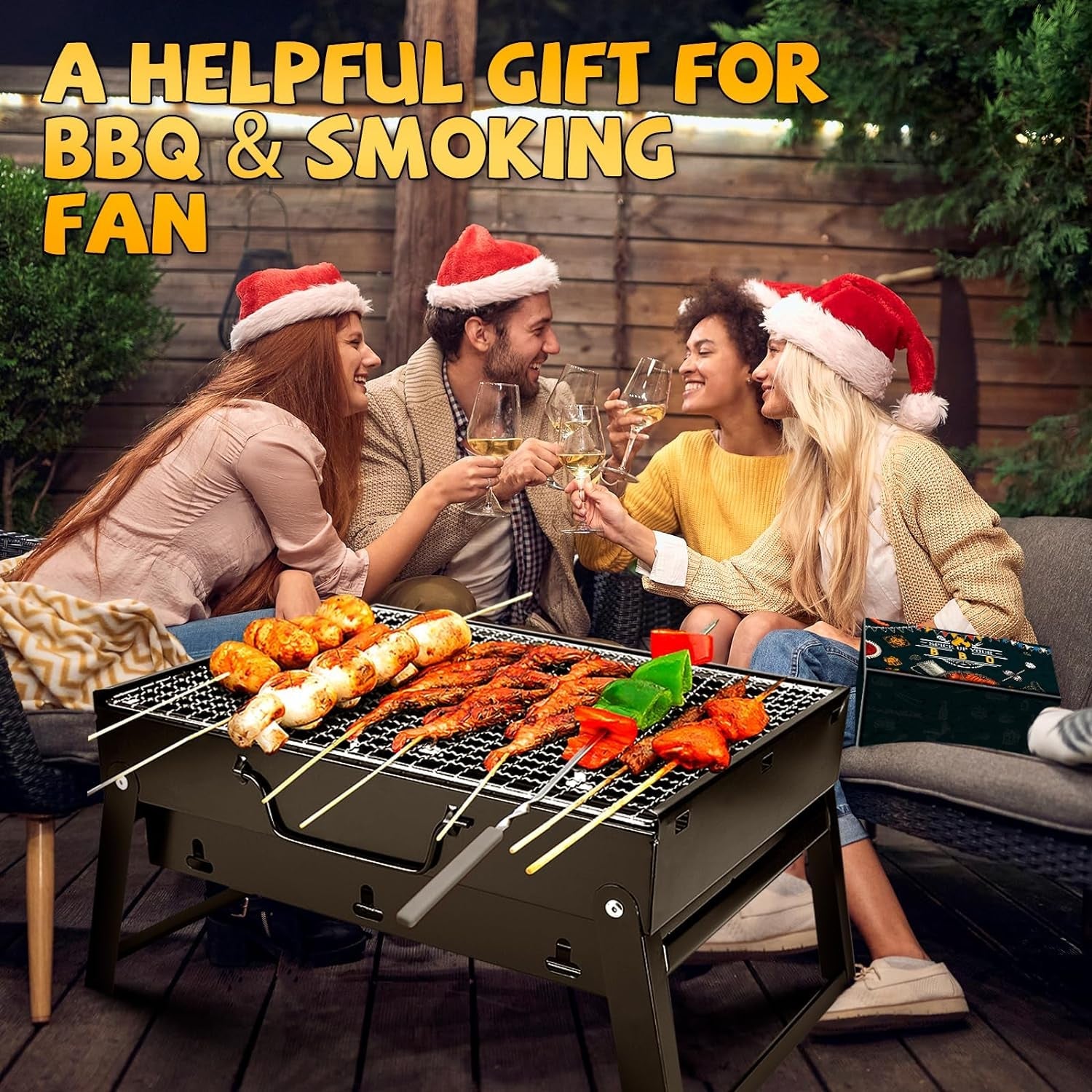 Grilling Gifts for Men Smoker Accessories - BBQ Sauce Pot and Basting Brush Set Cool Kitchen Gadgets. Unique Christmas Stocking Stuffer Gifts for Dad Father Son Grandfather Women Fun Cooking Supplies - Image 2