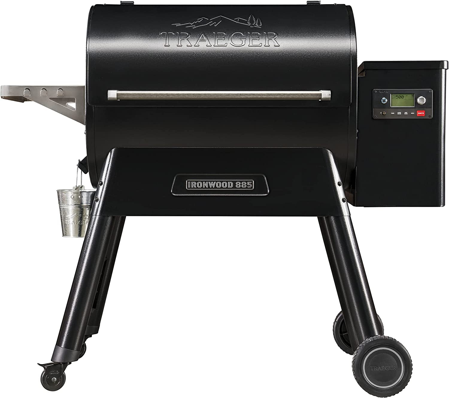 Traeger Grills Ironwood 885 Wood Pellet Grill and Smoker with WIFI Smart Home Technology. Black