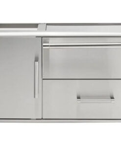 Coyote Grills: 42 Access Door With Storage & Warming Drawer Combo