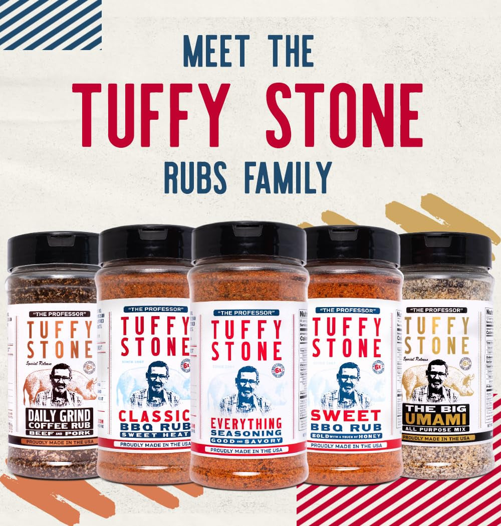 Tuffy Stone Everything Seasoning | 6X World Barbecue Grand Champion | All-Purpose BBQ Spice Rub | Versatile Seasoning | 6.95 Oz Shaker - Image 5