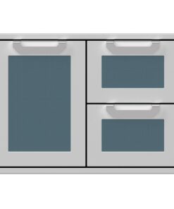 Hestan: 30 Double Drawer and Storage Door Combo