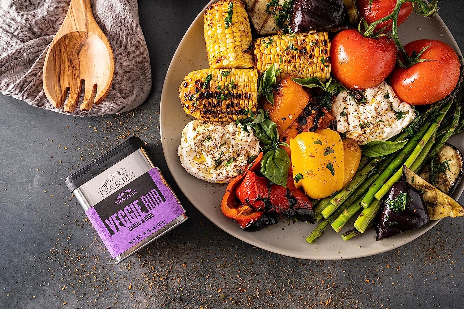 Traeger Grills SPC182 Veggie Rub with Garlic & Herb Light Pink Label 6.75 Ounce (Pack of 1) - Image 5