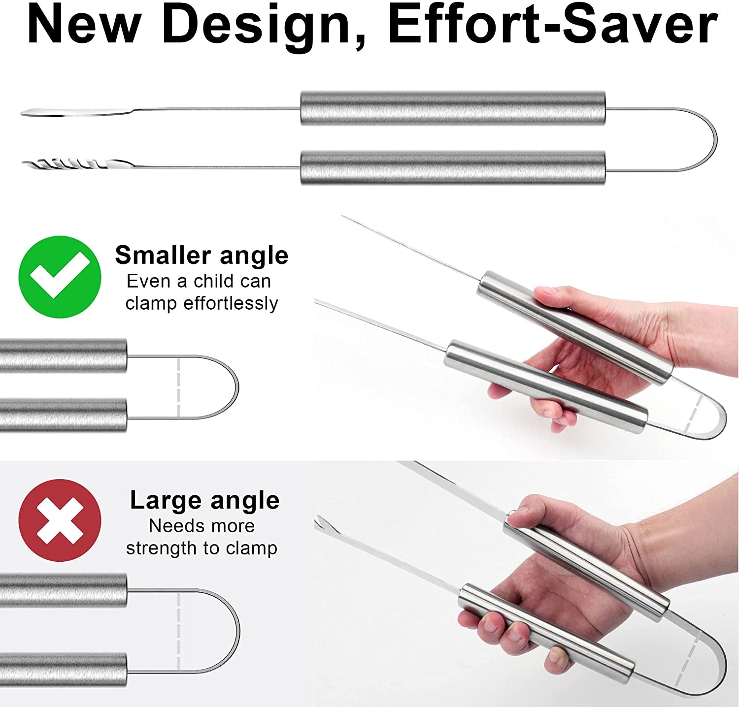 Grill Tools Grill Utensils Set - 3PCS BBQ Tools. Stainless Barbeque Grill Accessories - Spatula/Tongs/Fork. with Insulated Glove. Ideal BBQ Set Grilling Tools for Outdoor Grill. Gifts for Men - Image 3