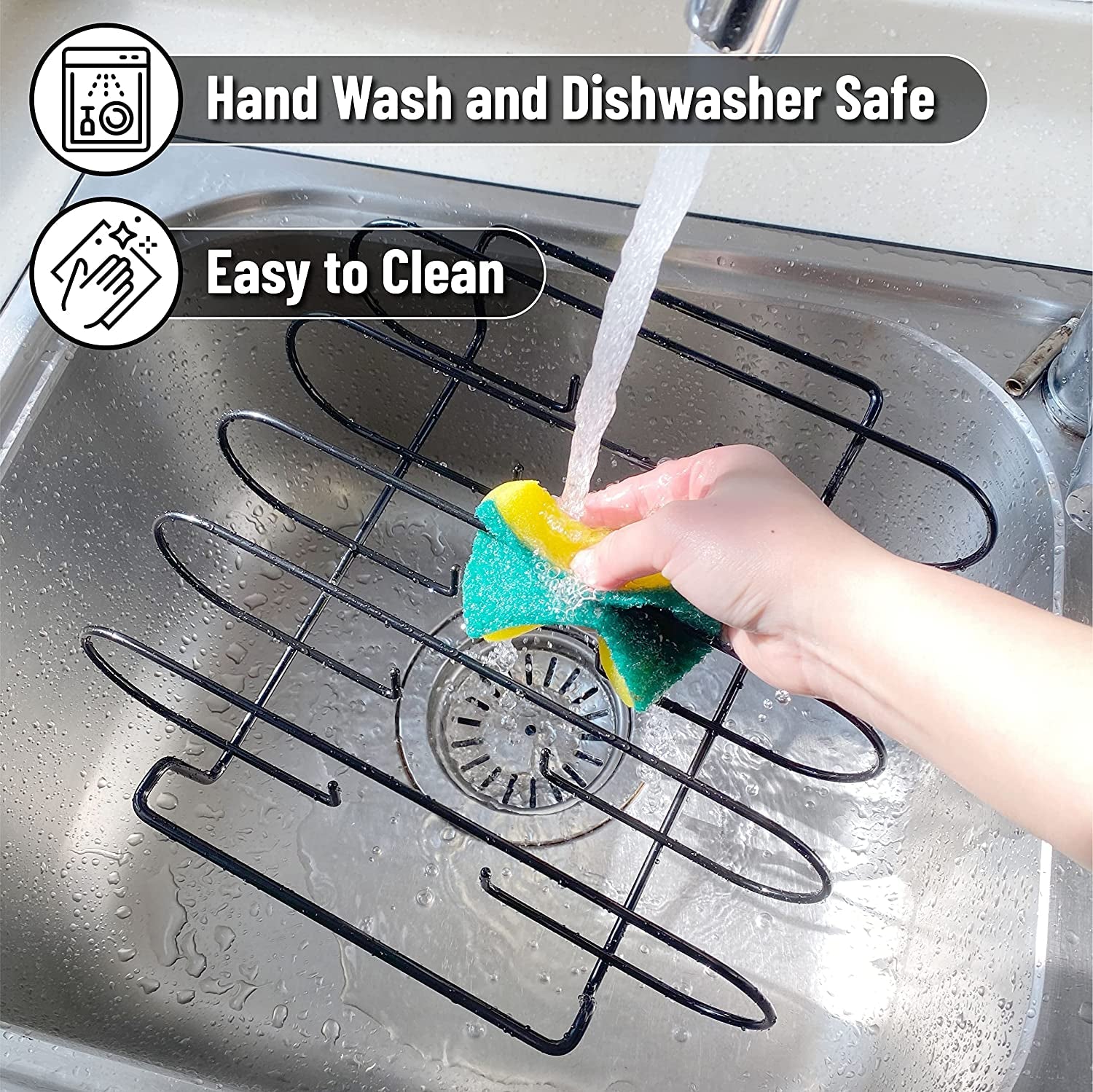 UNCO- Stainless Steel Rib Rack. Holds up to 4 Full Racks of Ribs for Smoking. Smoker Rack for Grilling. Nonstick BBQ Rib Rack Stand Holder - Image 5