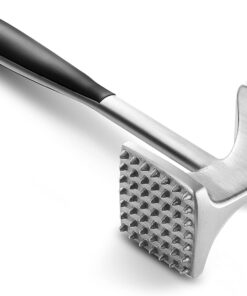 KITEXPERT Meat Tenderizer Hammer with Comfortable-Grip Handle. Dual-Side Mallet for Kitchen. Heavy Duty Pounder for Tenderizing Steak. Beef and Fish
