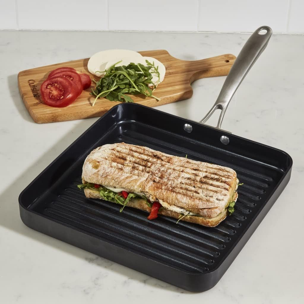GG30-20 Greengourmet Hard-Anodized Nonstick 11-Inch Square Grill Pan - Image 5