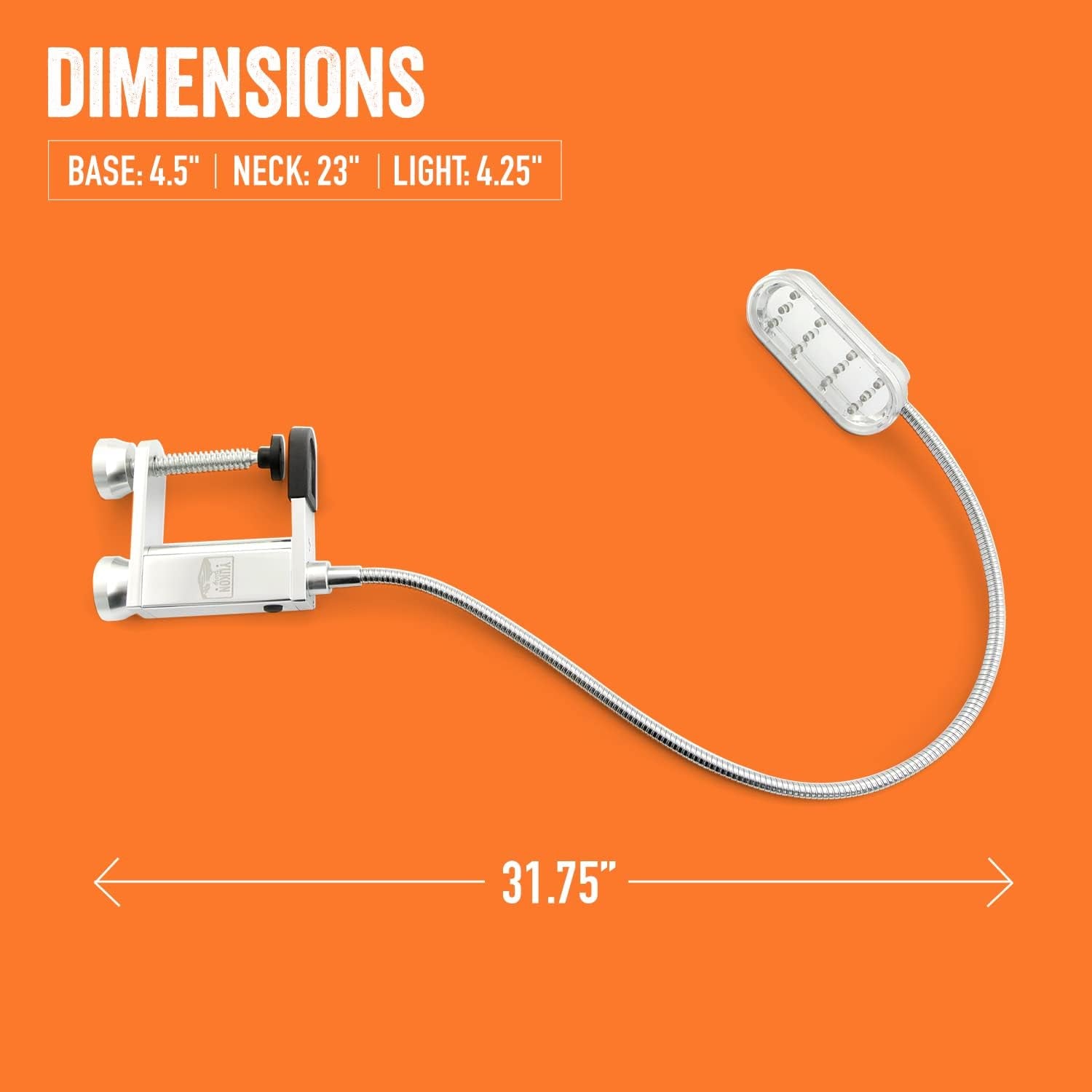 ™ Bright and Durable Magnetic LED Grill Light for Grilling and BBQ. Attaches Magnetically or with Built in Clamp. Long Flexible Gooseneck. Perfect for Blackstone Grills - Image 4