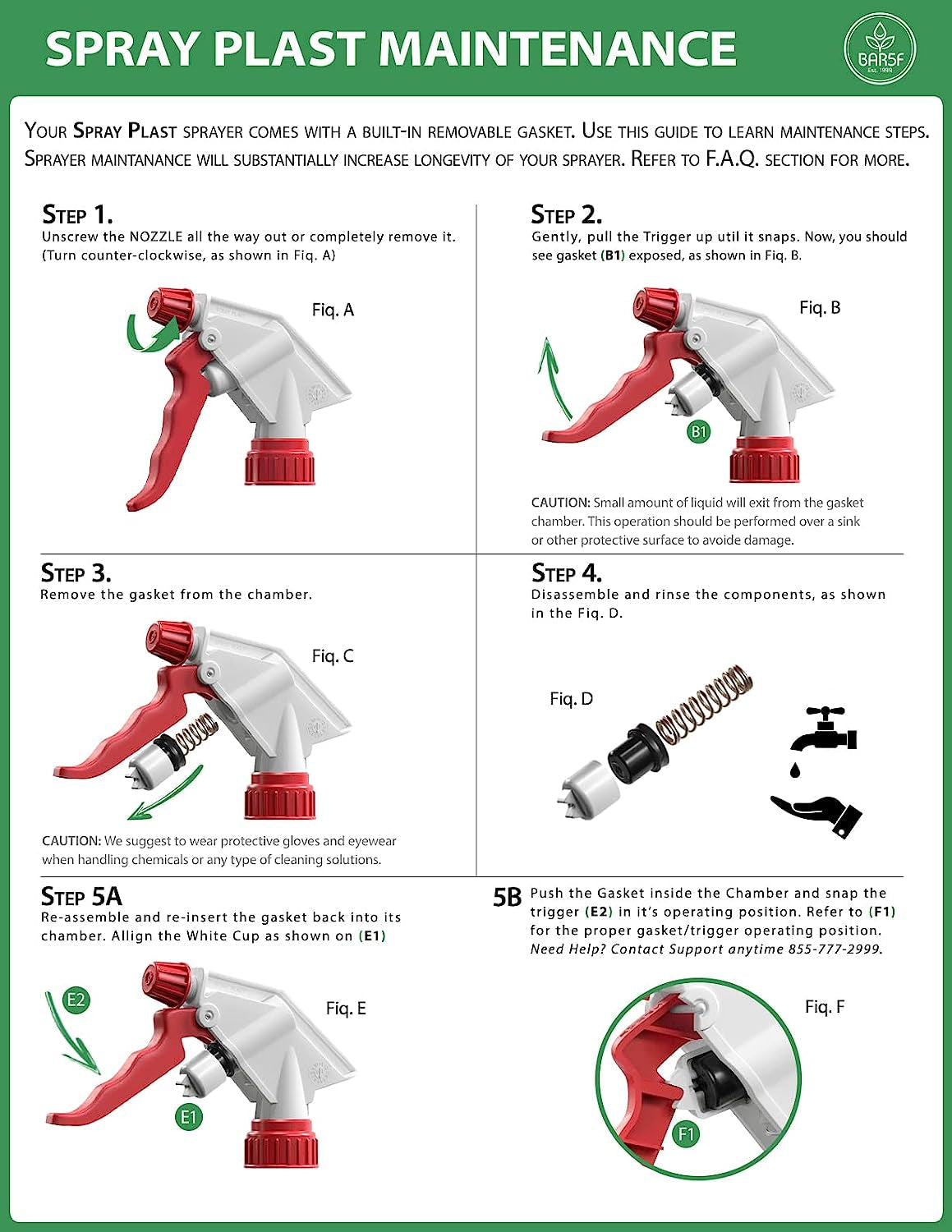 Bar5F Spray Bottles for BBQ Grilling Smoking & Baking Food Grade Grill Spritzer Meat Smoker. Butchers Tools & Chef Gadgets (16-Ounce. 2) - Image 6