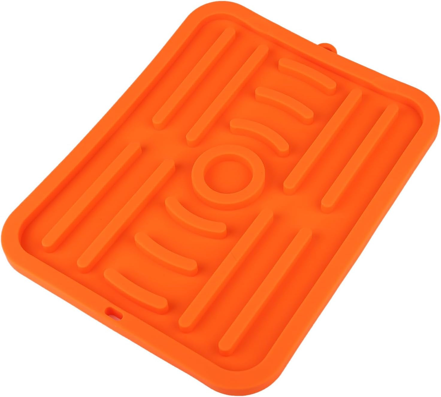 Silicone Griddle Spatula Mat. 14.3X11 Inch Slip Preventing Heat Resistant Silicone BBQ Tool Mat Grill Utensil Holder Serving Spoon Drip Pad for Kitchens & Stoves & Grills Countertops