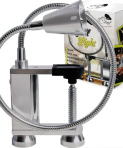 Magnetic BBQ Led Grill Light - 12 Super Bright LED Lights Adjustable 360 Degree Flexible Gooseneck & Screw Clamp for Outdoor & Indoor Barbeque Grill Lights Water Weather Resistant