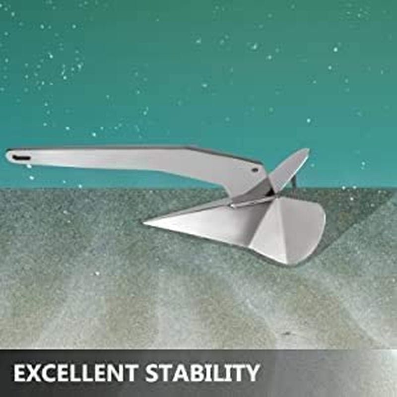 316 Stainless Steel Delta/Wing Style Boat Anchor - Image 7