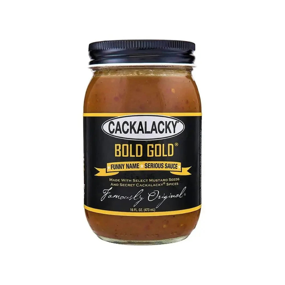 Cackalacky Bold Gold Sauce. 16oz