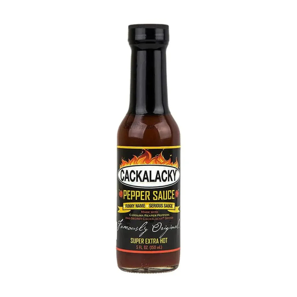 Cackalacky Pepper Sauce Super Extra Hot. 5oz