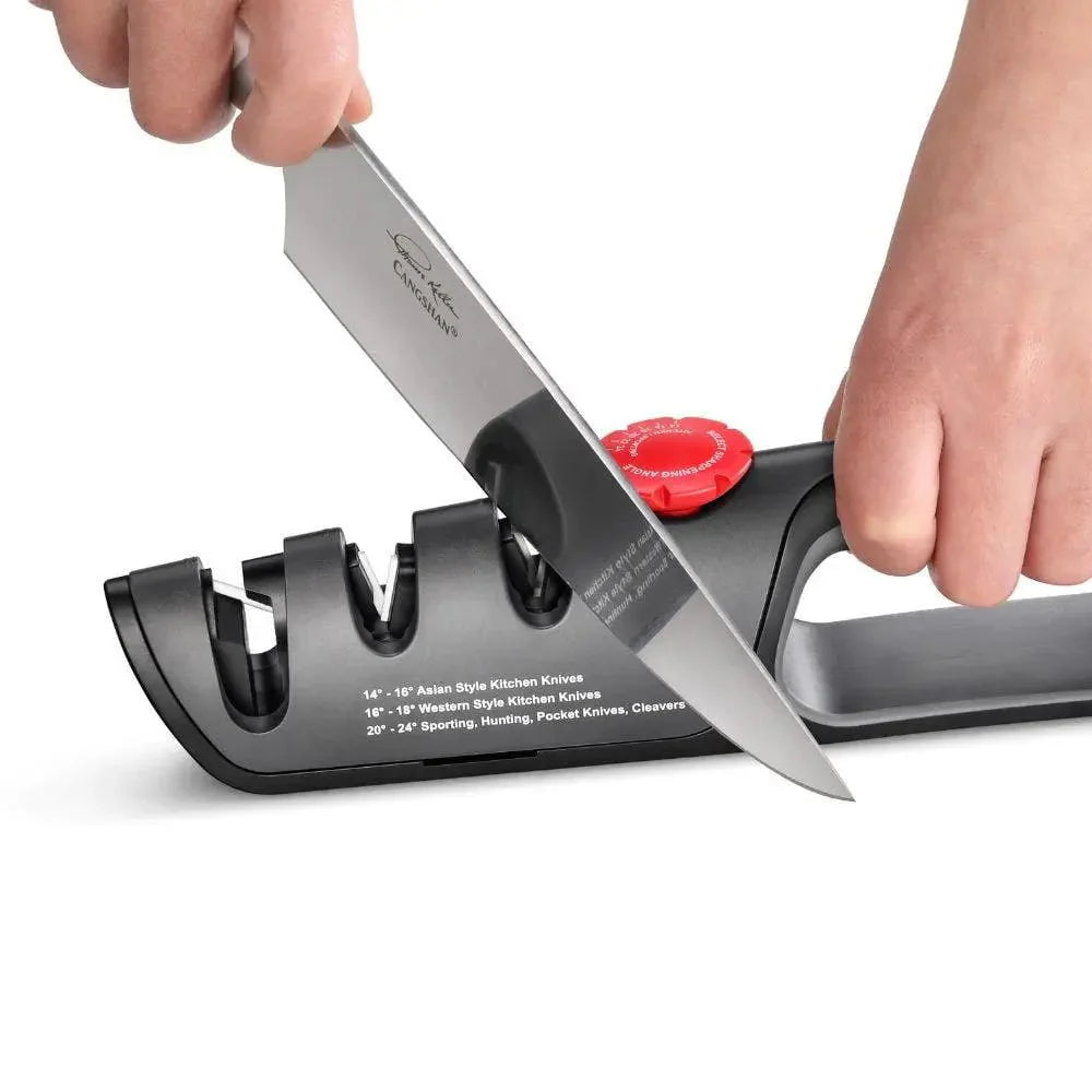 Cangshan 3 Stage Adjustable Knife and Scissor Sharpener - Image 3