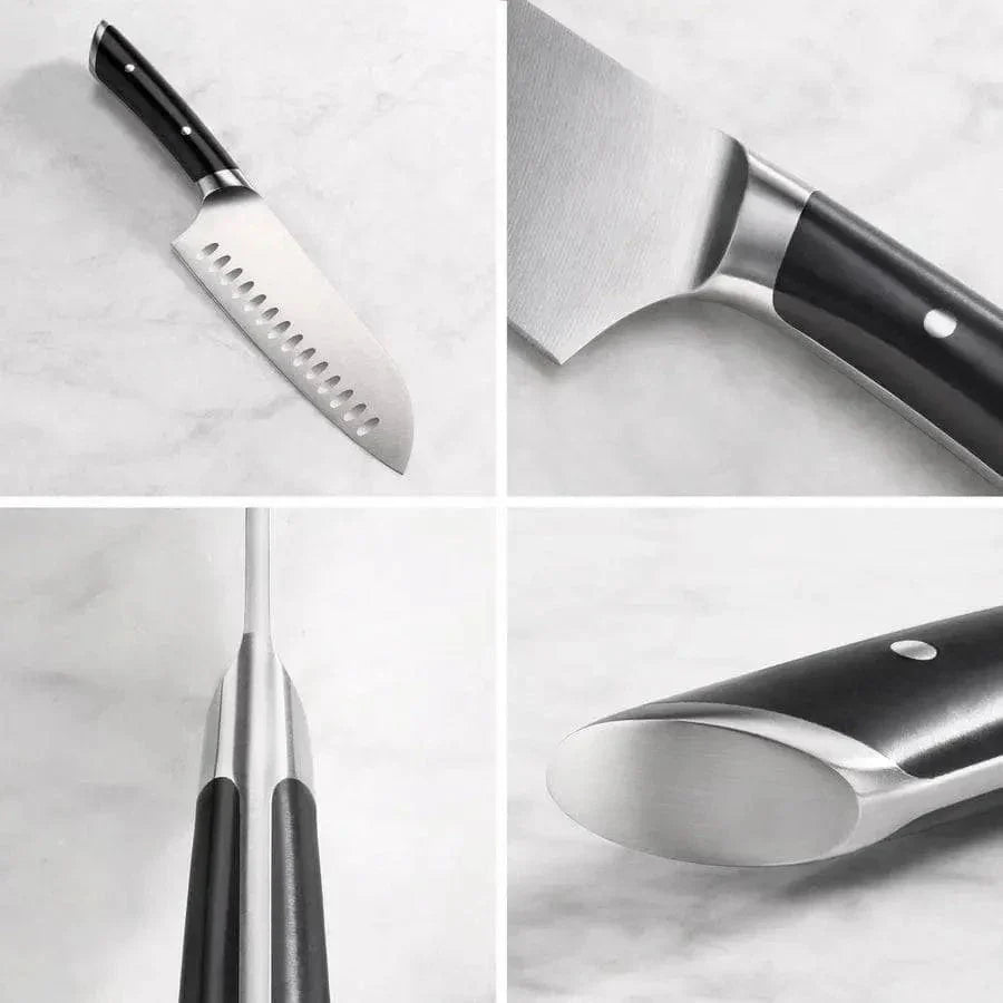 Cangshan Helena Series 7-inch Santoku Knife. Black - Image 2