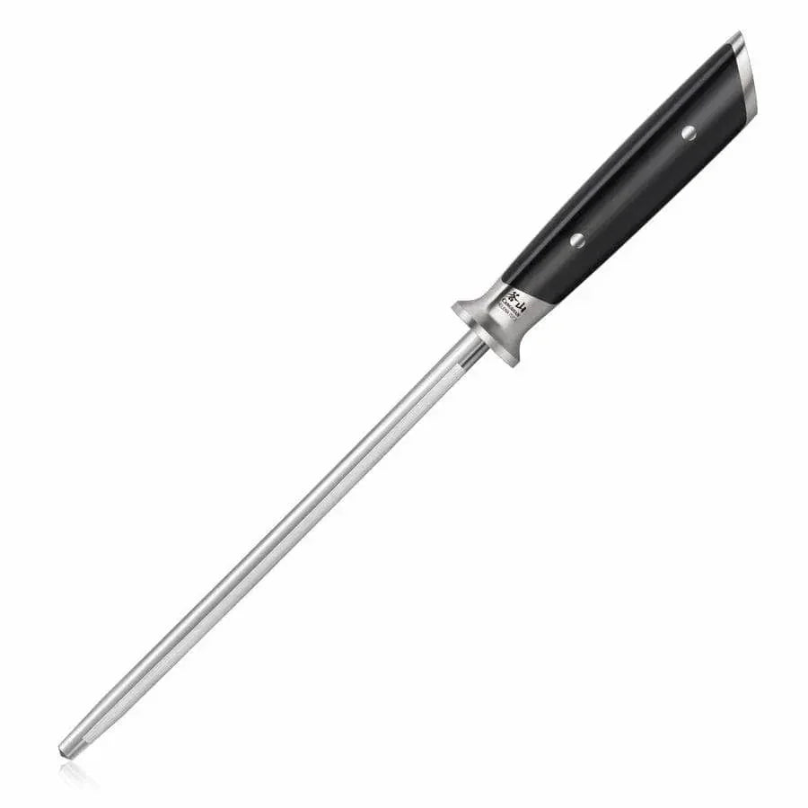 Cangshan Helena Series 8-inch Honing Steel. Black