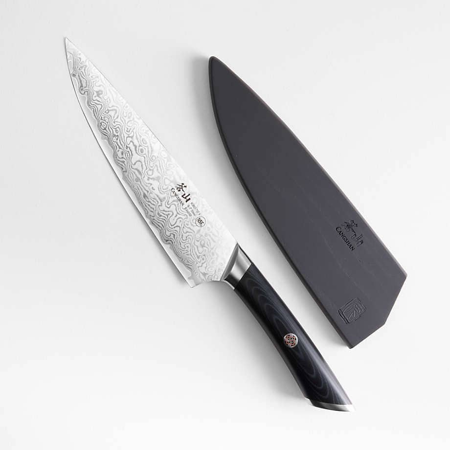 Cangshan Kuro 8-inch Chef's Knife with Sheath