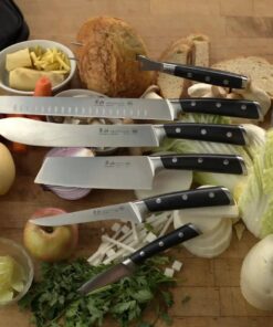 Cangshan S Series Black 7-piece BBQ Knife Set. Unboxed